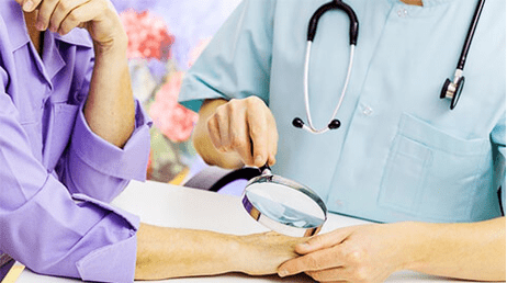 Diagnostic et traitement des papillomas
